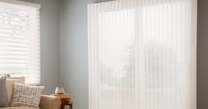 Alta Window Fashions Vertical Sheers Living Room