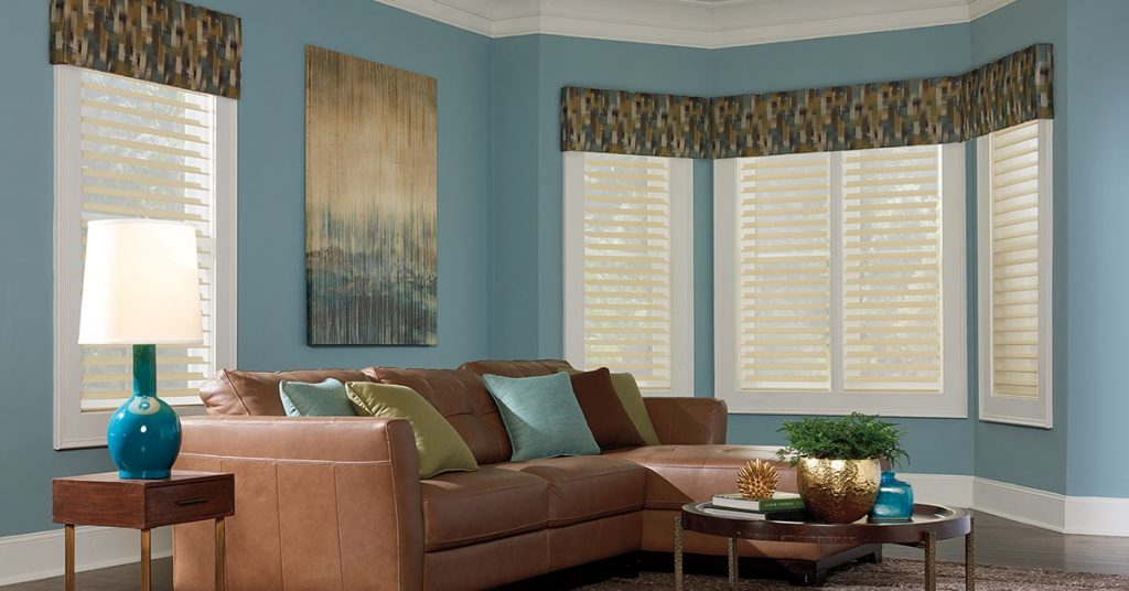 Graber Sheer Shades Living Room