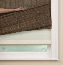 Natural Woven Shades Operable Liner