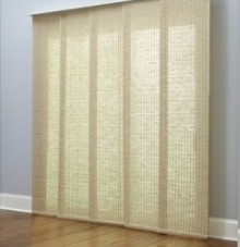 Natural Woven Shades Panel Track