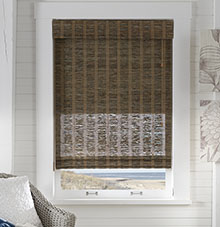 Natural Woven Shades Tandem Shades