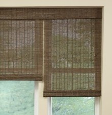 Natural Woven Shades Two-on-One Three-on-One Rail