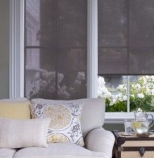 Screen Fashion Style Roller Shades by Alta at Classic Window Fashions