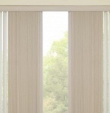 Stacking Design Option Vertical Blinds Alta Window Fashions