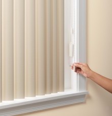 Standard Chain and Cord Control Vertical Blinds Alta Window Fashions