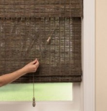 Standard Cord Control Natural Woven Shades