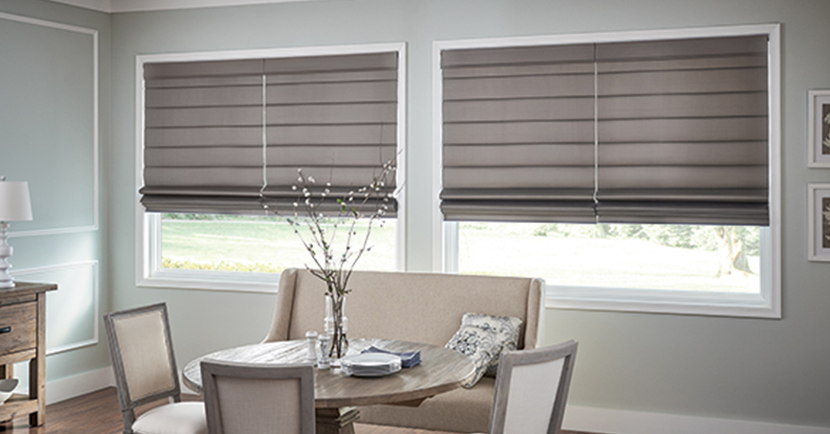 Fresco Roman & Artisan Fabric Shades by Graber at Classic Window Fashions