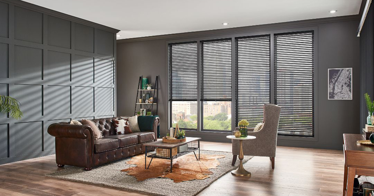 Horizontal Vinyl Blinds by Graber at Classic Window Fashions