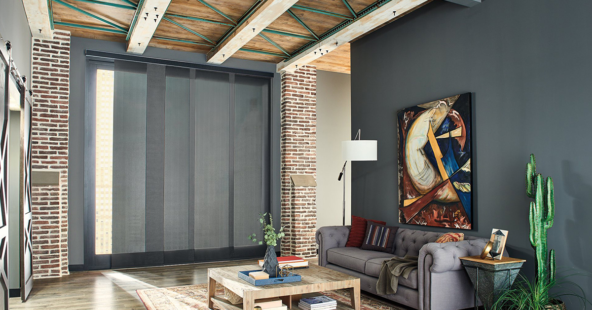 Panel Accents Sliding Panels by Graber at Classic Window Fashions
